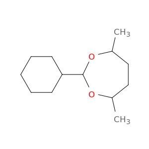 1,3-Dioxepane, 2-cyclohexyl-4,7-dimethyl-