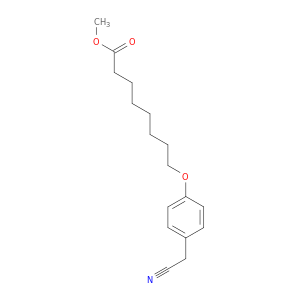 Octanoic acid, 8-[4-(cyanomethyl)phenoxy]-, methyl ester