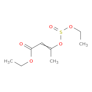 2-Butenoic acid, 3-[(ethoxysulfinyl)oxy]-, ethyl ester
