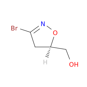 5-Isoxazolemethanol, 3-bromo-4,5-dihydro-, (R)-