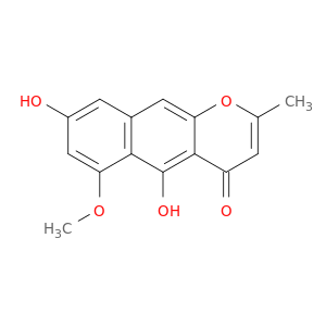 4H-Naphtho[2,3-b]pyran-4-one, 5,8-dihydroxy-6-methoxy-2-methyl-