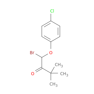 2-丁酮,1-溴-1-(4-氯苯氧基)-3,3-二甲基-