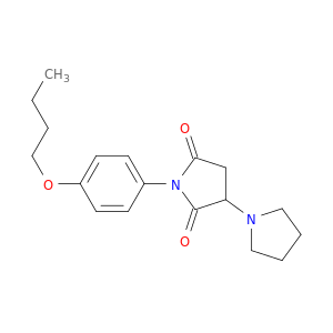 1'-(4-丁氧基苯基)[1,3'-biPyrrolidine]-2',5'-二酮