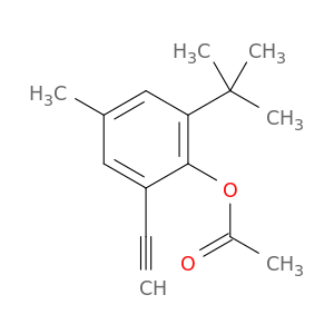 Phenol, 2-(1,1-dimethylethyl)-6-ethynyl-4-methyl-, acetate