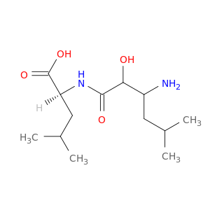 L-Leucine, N-(3-amino-2-hydroxy-5-methyl-1-oxohexyl)-