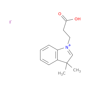 3H-Indolium, 1-(2-carboxyethyl)-3,3-dimethyl-, iodide