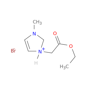 1H-Imidazolium, 1-(2-ethoxy-2-oxoethyl)-3-methyl-, bromide
