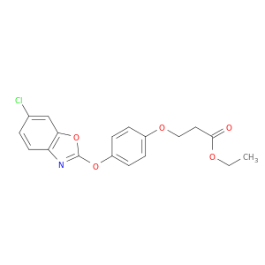 ethyl 3-[4-(6-chlorobenzooxazol-2-yl)oxyphenoxy]propanoate