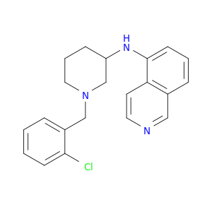 5-Isoquinolinamine, N-[1-[(2-chlorophenyl)methyl]-3-piperidinyl]-