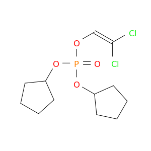 Phosphoric acid, dicyclopentyl 2,2-dichloroethenyl ester