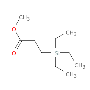 Propanoic acid, 3-(triethylsilyl)-, methyl ester