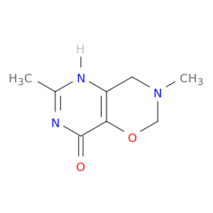 3,6-dimethyl-3,4-dihydro-2h-pyrimido[4,5-e][1,3]oxazin-8(5h)-one