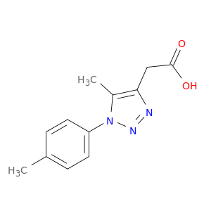 2-[5-Methyl-1-(4-methylphenyl)-1H-1,2,3-triazol-4-yl]acetic Acid