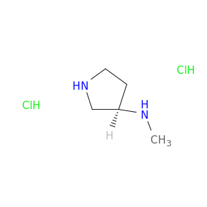 3-吡咯烷胺,N-甲基-,盐酸盐(1：2),(3r)-