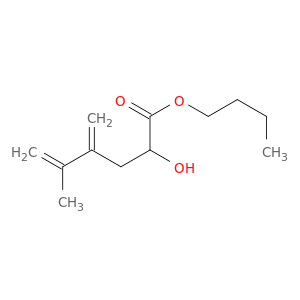 5-Hexenoic acid, 2-hydroxy-5-methyl-4-methylene-, butyl ester