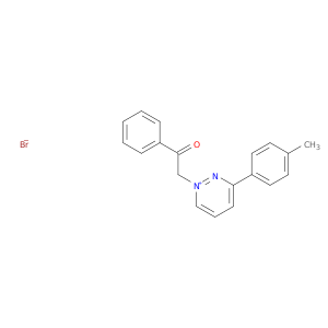 Pyridazinium, 3-(4-methylphenyl)-1-(2-oxo-2-phenylethyl)-, bromide