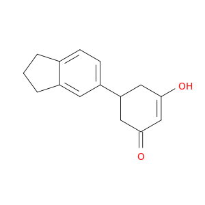 2-Cyclohexen-1-one, 5-(2,3-dihydro-1H-inden-5-yl)-3-hydroxy-