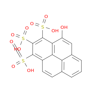 Pyrenetrisulfonic acid, hydroxy-