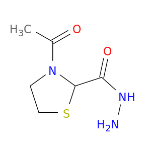 3-乙酰基-2-噻唑烷羧酸肼肼