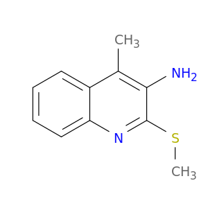 4-Methyl-2-(methylsulfanyl)quinolin-3-amine