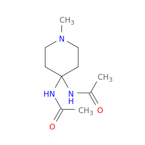 Acetamide, N,N'-(1-methyl-4-piperidinylidene)bis-