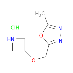 2-[(Azetidin-3-yloxy)methyl]-5-methyl-1,3,4-oxadiazole hydrochloride