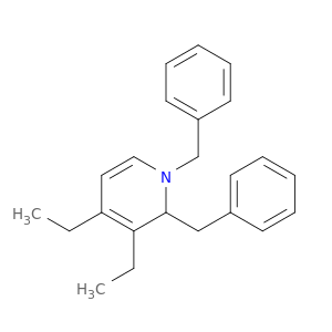 Pyridine, 3,4-diethyl-1,2-dihydro-1,2-bis(phenylmethyl)-