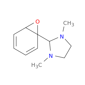 Imidazolidine, 1,3-dimethyl-2-(7-oxabicyclo[4.1.0]hepta-2,4-dien-1-yl)-