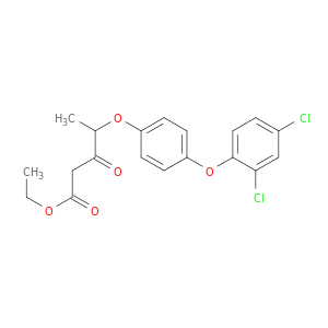 Pentanoic acid, 4-[4-(2,4-dichlorophenoxy)phenoxy]-3-oxo-, ethyl ester