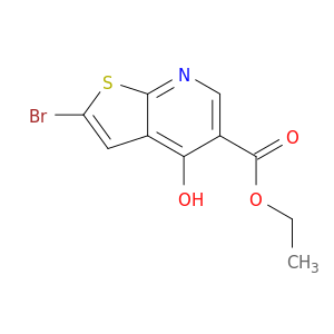 Thieno[2,3-b]pyridine-5-carboxylic acid, 2-bromo-4-hydroxy-, ethyl ester