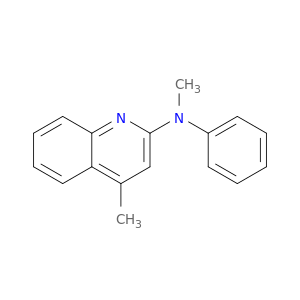 2-Quinolinamine, N,4-dimethyl-N-phenyl-