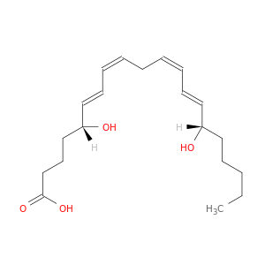 6,8,11,13-Eicosatetraenoicacid, 5,15-dihydroxy-, (5R,6E,8Z,11Z,13E,15S)-