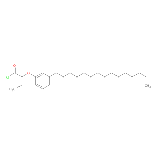 2-(3-pentadecylphenoxy)butanoyl chloride