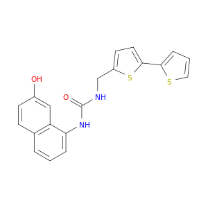 Urea, N-([2,2'-bithiophen]-5-ylmethyl)-N'-(7-hydroxy-1-naphthalenyl)-