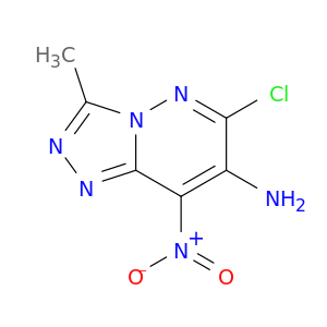 6-CHLORO-3-METHYL-8-NITRO-[1,2,4]TRIAZOLO[4,3-B]PYRIDAZIN-7-YLAMINE