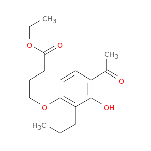 Butanoic acid, 4-(4-acetyl-3-hydroxy-2-propylphenoxy)-, ethyl ester
