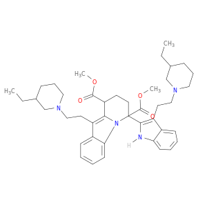 Pyrido(1,2-a)indole-6,9-dicarboxylic acid, 10-(2-(3-ethyl-1-piperidinyl)ethyl)-6-(3-(2-(3-ethyl-1-piperidinyl)ethyl)-1H-indol-2-yl)-6,7,8,9-tetrahydro-, dimethyl ester