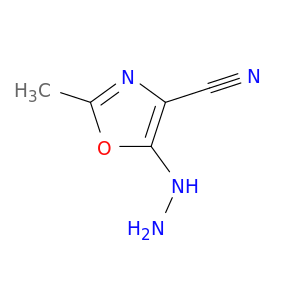 5-hydrazinyl-2-methyl-1,3-oxazole-4-carbonitrile