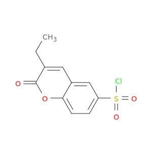 2H-1-Benzopyran-6-sulfonyl chloride, 3-ethyl-2-oxo-