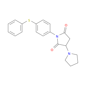 [1,3'-Bipyrrolidine]-2',5'-dione, 1'-[4-(phenylthio)phenyl]-
