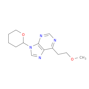 9H-Purine, 6-(2-methoxyethyl)-9-(tetrahydro-2H-pyran-2-yl)-