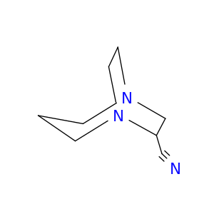 1,5-diazabicyclo[3.2.2]nonane-6-carbonitrile