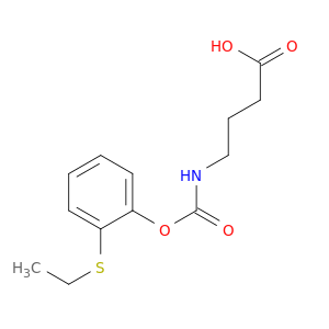 Butanoic acid, 4-[[[2-(ethylthio)phenoxy]carbonyl]amino]-