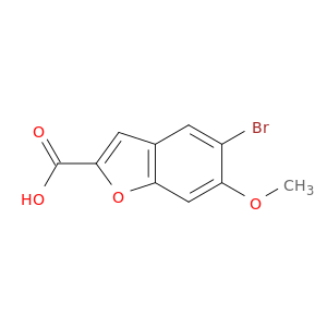 5-溴-6-甲氧基苯并呋喃-2-羧酸
