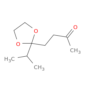 2-Butanone, 4-[2-(1-methylethyl)-1,3-dioxolan-2-yl]-