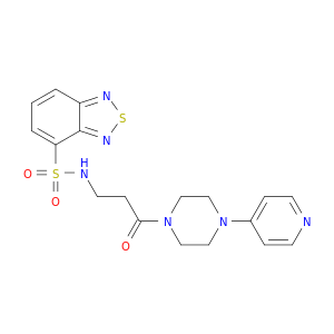 N-(3-氧代-3-(4-(吡啶-4-基)哌嗪-1-基)丙基)苯并[c][1,2,5]噻二唑-4-磺酰胺