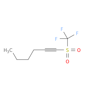 1-Hexyne, 1-[(trifluoromethyl)sulfonyl]-