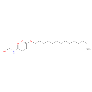 Butanoic acid, 4-(hydroxymethylamino)-4-oxo-, tetradecyl ester