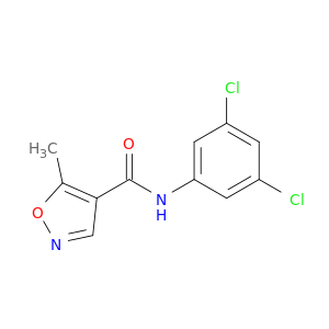 4-Isoxazolecarboxamide, N-(3,5-dichlorophenyl)-5-methyl-