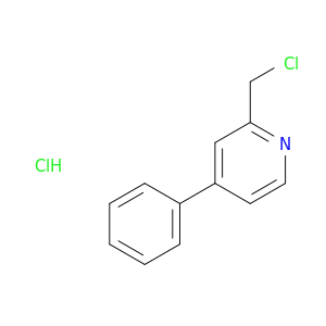Pyridine, 2-(chloromethyl)-4-phenyl-, hydrochloride